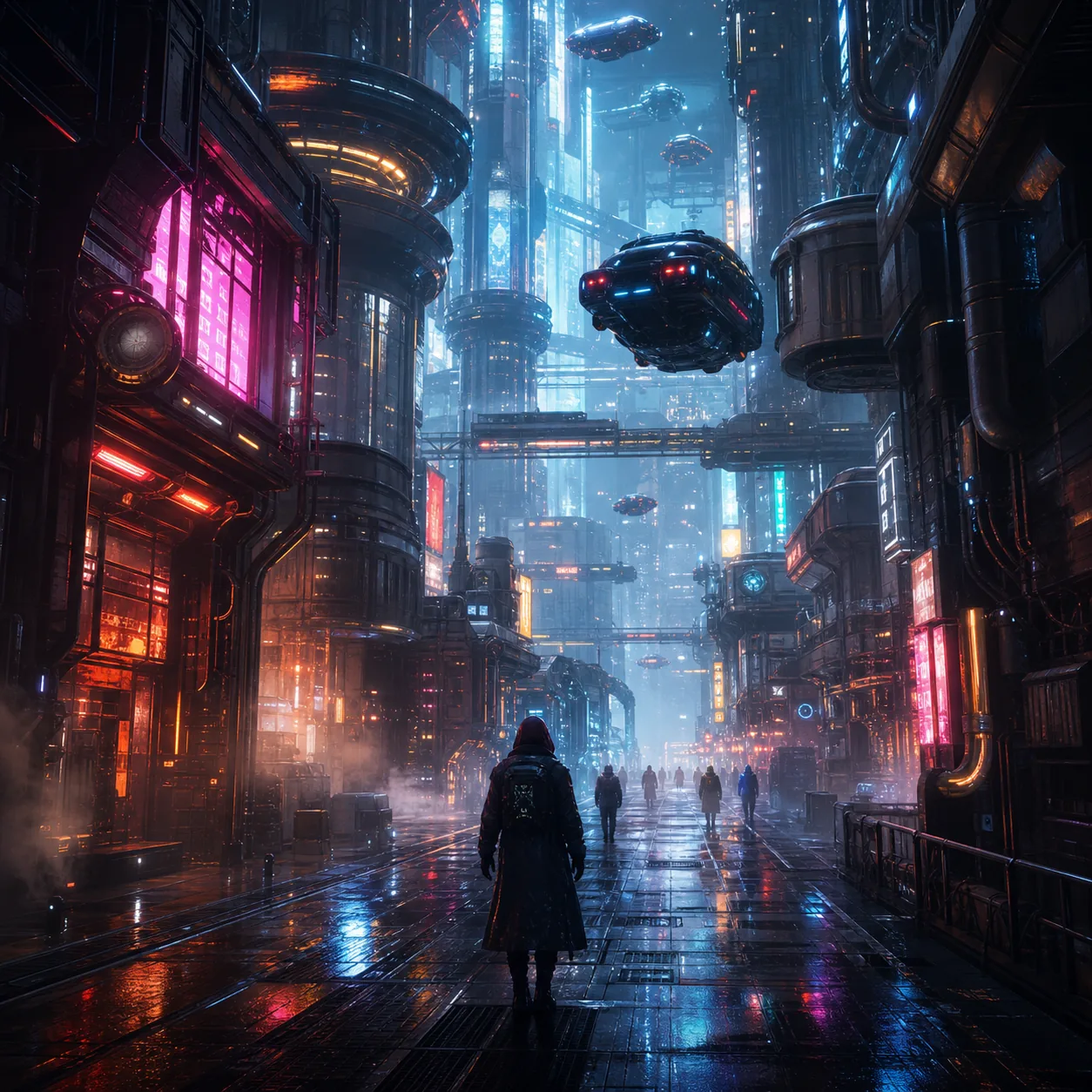 Generated sci-fi gateway concept