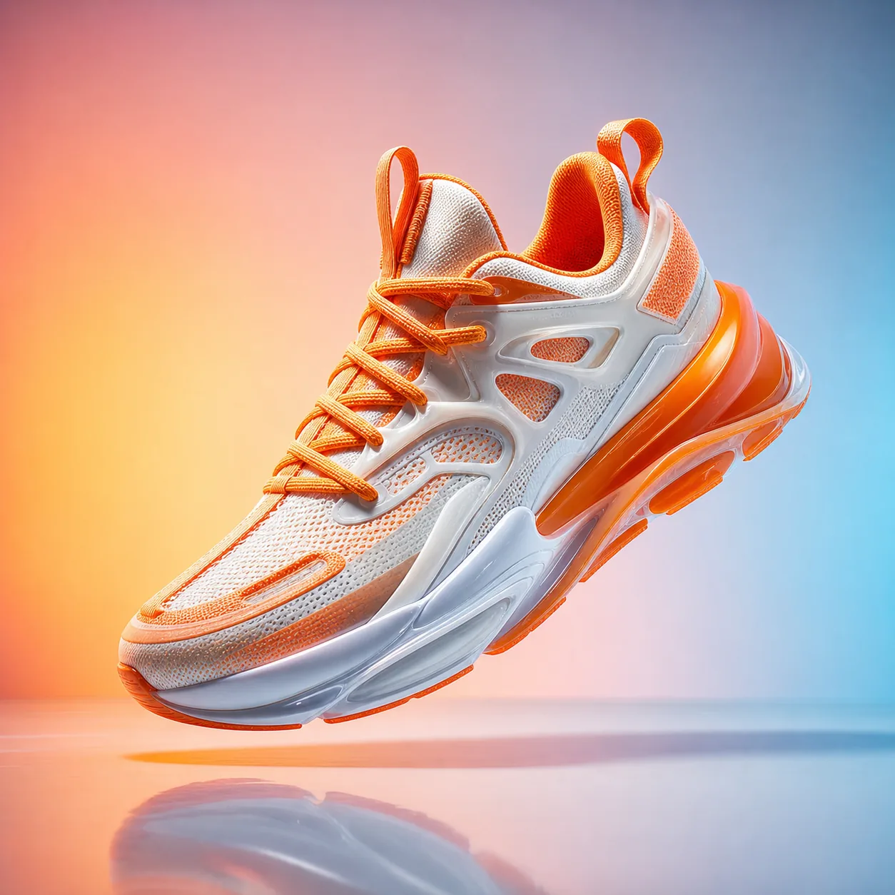 Generated neon sneaker
